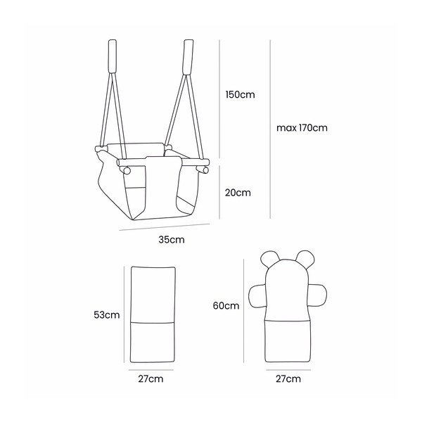 Dětská houpačka – Meowbaby-image-4