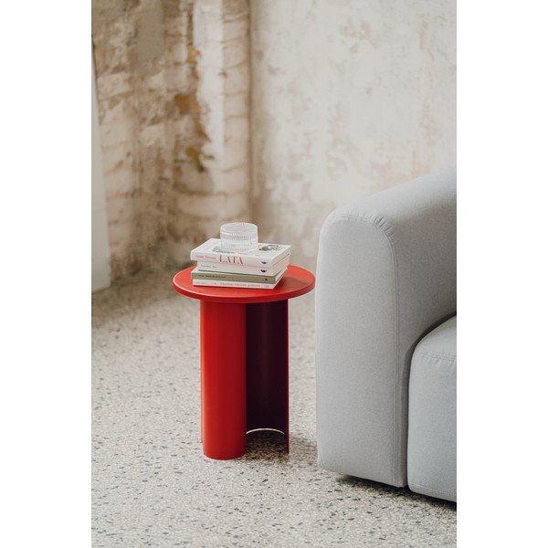 Kovový kulatý odkládací stolek ø 35 cm Sato – noo.ma-image-2