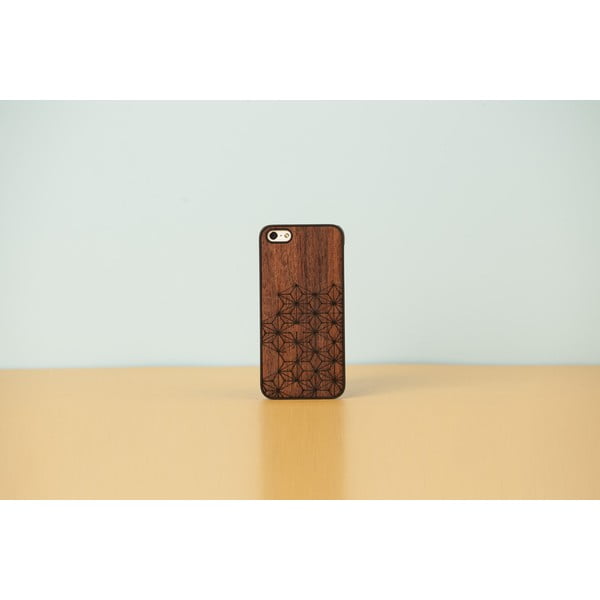 Dřevěný obal na iPhone 5/5S Flake Black