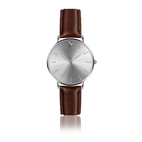 Dámské hodinky s hnědým páskem z pravé kůže Emily Westwood Luxury