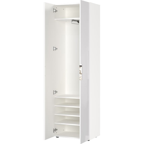 Bílá šatní skříň 59x197 cm Genova – Germania-image-3