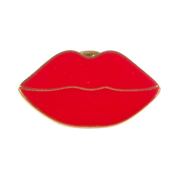 Brož Sass & Belle Red Lips