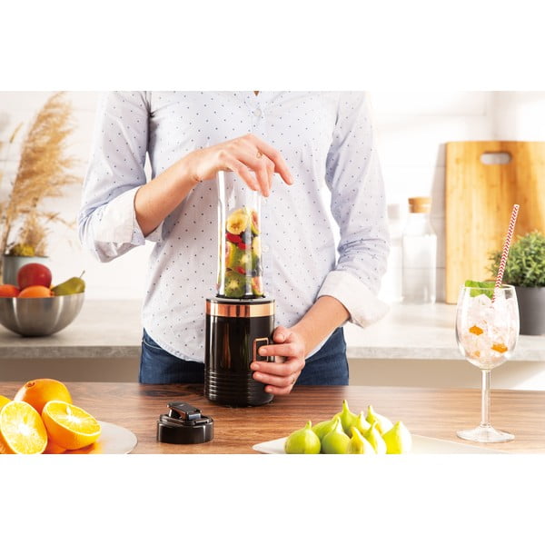 Černý mixér na smoothie Black Rose Collection - BerlingerHaus-image-3