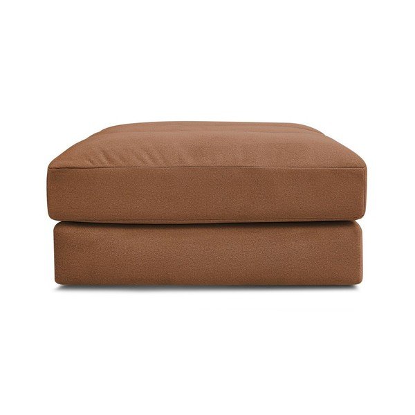 Oranžová sametová podnožka Sierra – Bobochic Paris