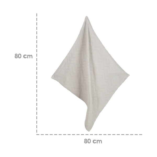 Světle šedá pletená dětská deka z bio bavlny 80x80 cm Lil Planet – Roba-image-4