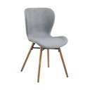 Sada 2 světle šedých jídelních židlí Actona Batilda