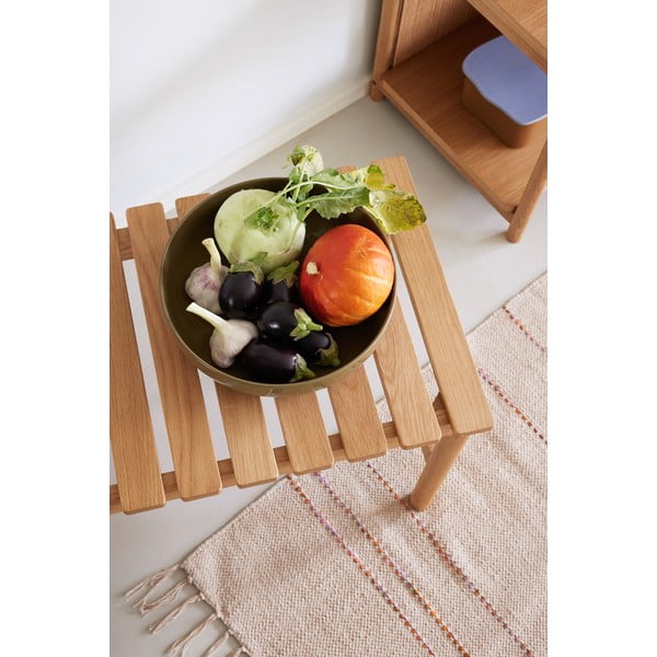 Khaki servírovací miska z kameniny ø 28 cm Amare – Hübsch-image-1