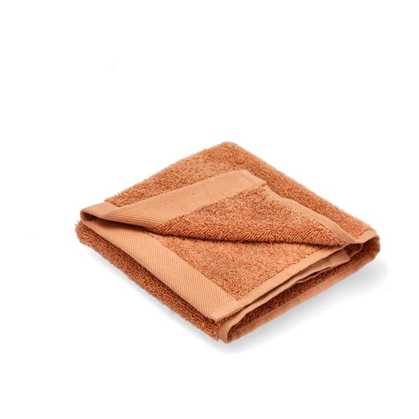 Oranžový ručník z organické bavlny 40x60 cm Comfort - Södahl