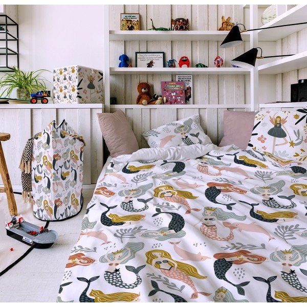 Dětské povlečení z bavlněného saténu 200x140 cm Magic Creatures - Butter Kings-image-1