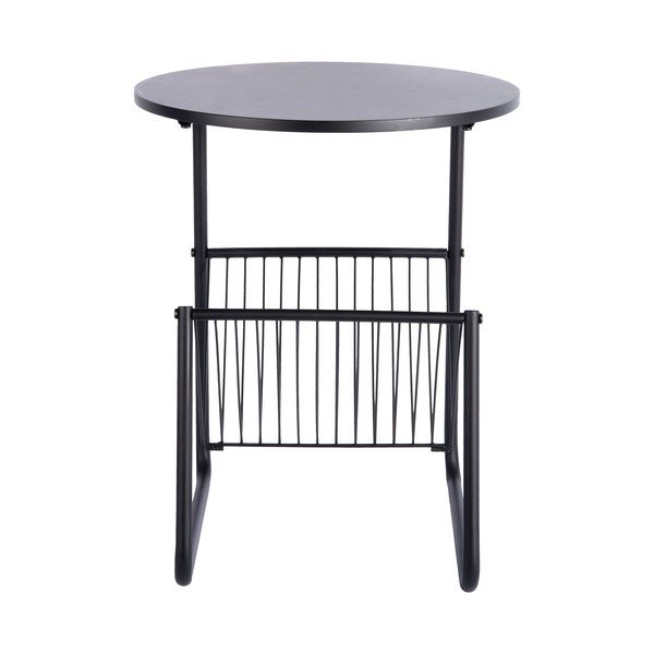 Kovový kulatý odkládací stolek ø 40 cm Riqueza Revista – Leitmotiv-image-4