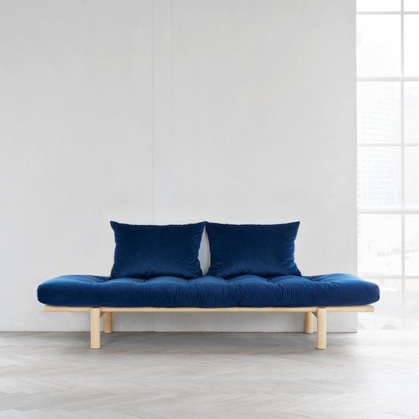 Variabilní pohovka Karup Pace Natural/Velvet Navy