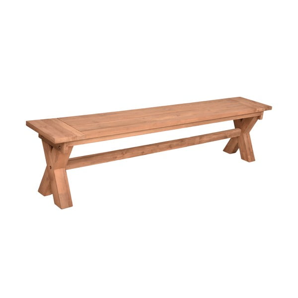 Dřevěná zahradní lavice v přírodní barvě Kisar – Garden Pleasure