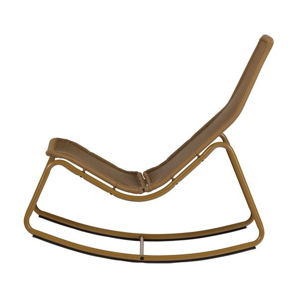 Okrově žluté z umělého ratanu zahradní křeslo Tom – WOOOD-image-2