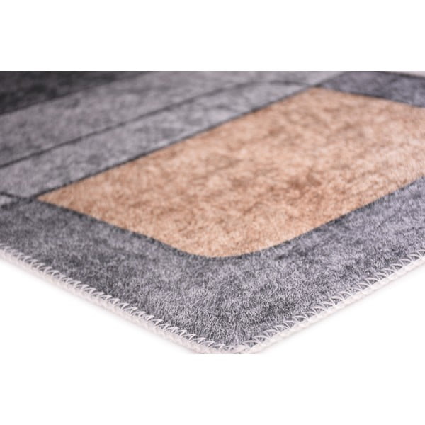 Šedý pratelný koberec 50x80 cm – Vitaus-image-2