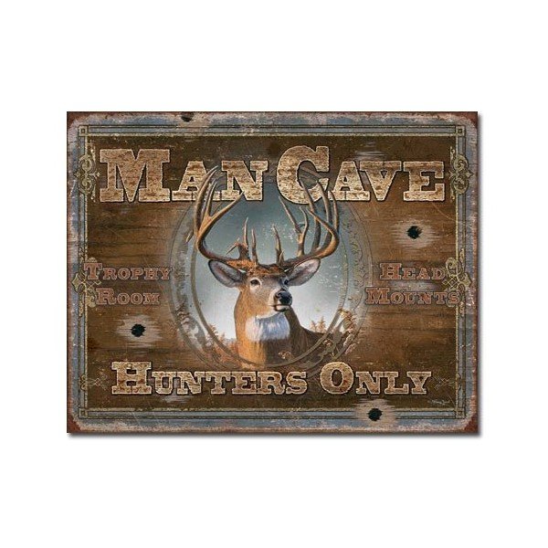 Plechová cedule Man Cave