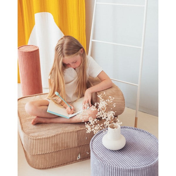 Modrý manšestrový dětský puf – Wigiwama-image-3