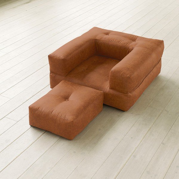 Variabilní křesílko Cube, cognac-image-3