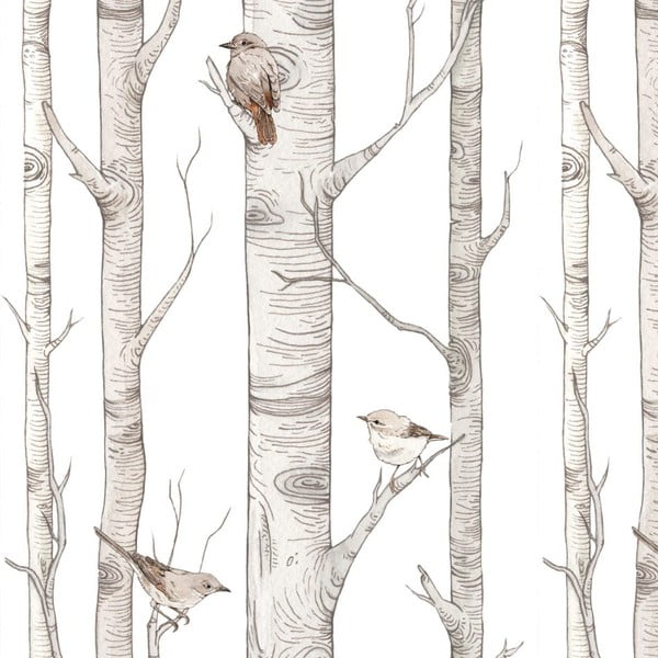 Papírová dětská tapeta 50 cm x 280 cm Scandinavian Forest – Dekornik