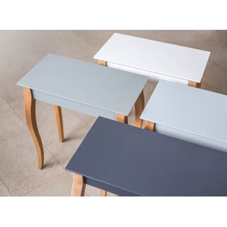 Grafitově šedý konzolový odkládací stolek Ragaba Console, délka 65 cm