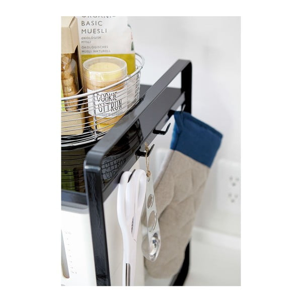 Černá nastavitelná kuchyňská police YAMAZAKI Tower-image-3