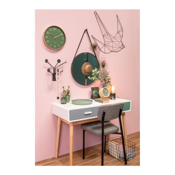 Nástěnné zrcadlo s rámem v černé barvě PT LIVING Balanced, ø 47 cm-image-1