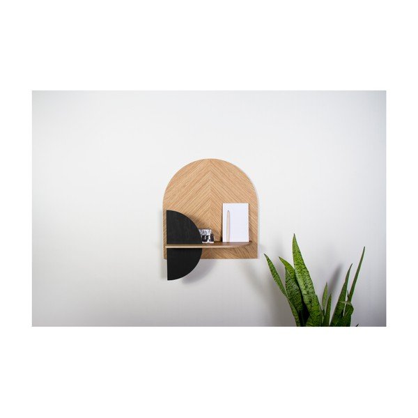 Světle hnědá modulární třídílná police Woodendot Alba L-image-1