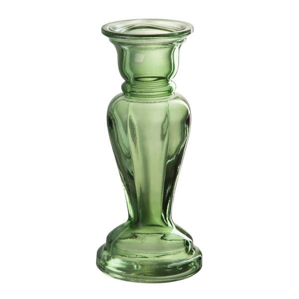 Zelená váza J-Line Pillar, výška 30 cm