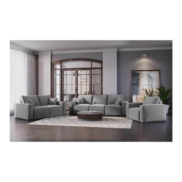Šedá pohovka Cosmopolitan Design Miami, 180 cm-image-4
