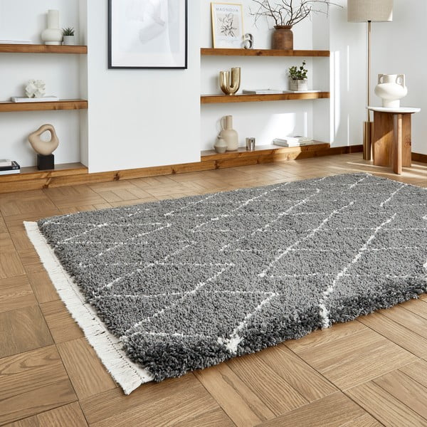 Tmavě šedý koberec 120x170 cm Boho – Think Rugs-image-2