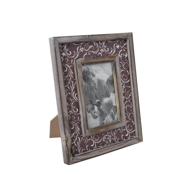 Fotorámeček s hnědým okrajem Ego Dekor Vintage, 25 x 27 cm