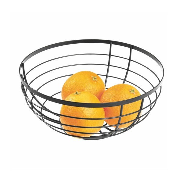 Černá mísa na ovoce iDesign Austin, ø 27,31 cm-image-1
