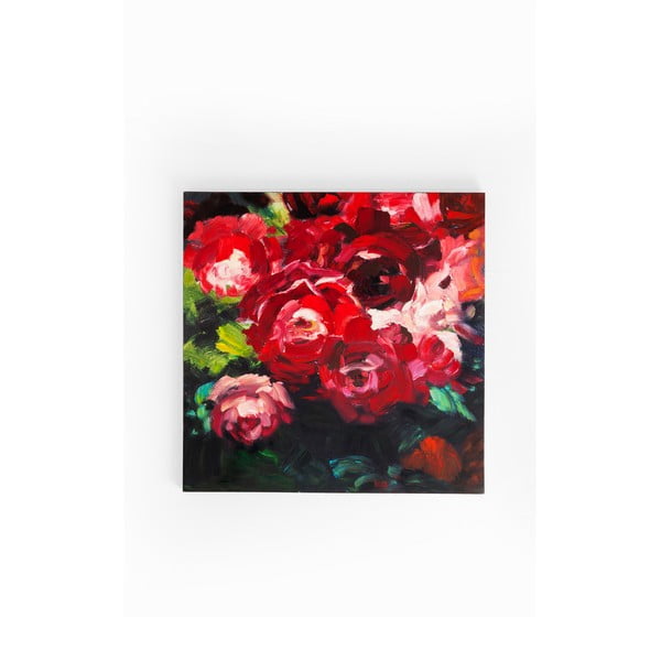 Obraz Kare Design Roses, 100 x 100 cm