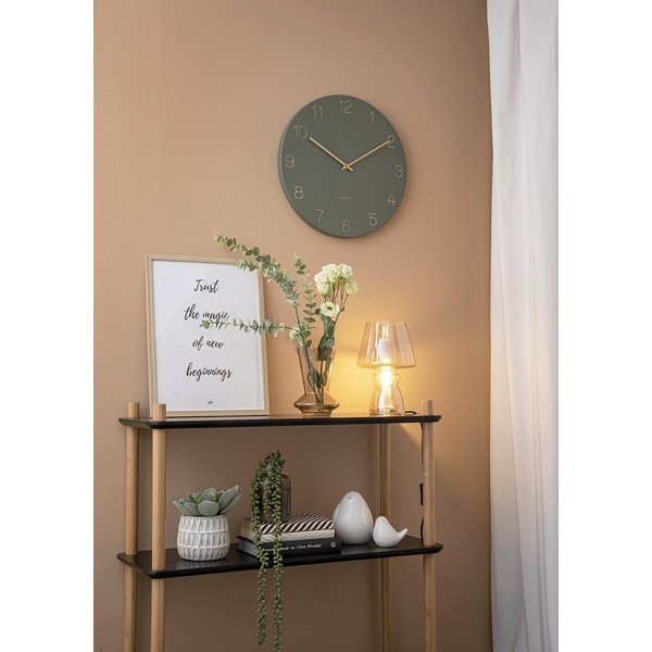 Hořčicově žlutá skleněná stolní lampa Leitmotiv Glass, výška 25 cm-image-1