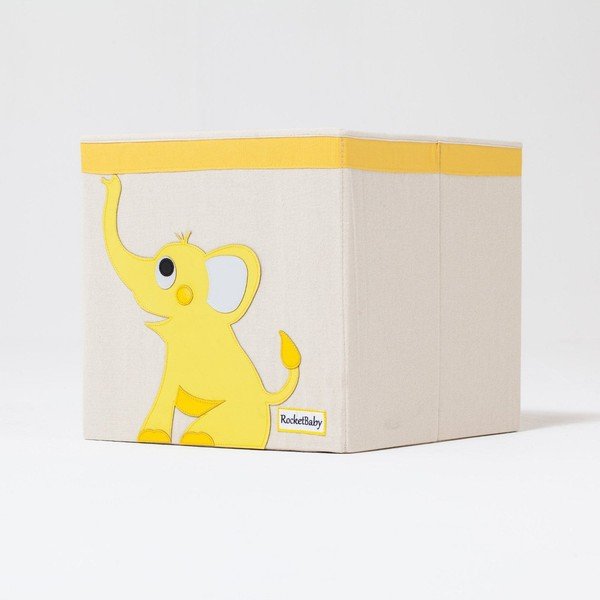Látkový dětský úložný box Robby the Elephant - Rocket Baby-image-3