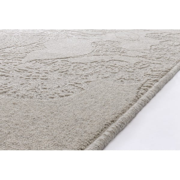 Světle šedý vlněný koberec 133x190 cm Arol – Agnella-image-2