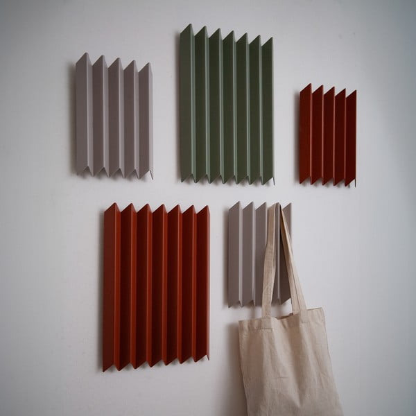 Kovový nástěnný věšák v terakotové barvě 21 cm Sensu – Spinder Design-image-4