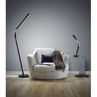 Černá LED stolní lampa s kovovým stínidlem (výška 64,5 cm) Cicenza – CINQUE