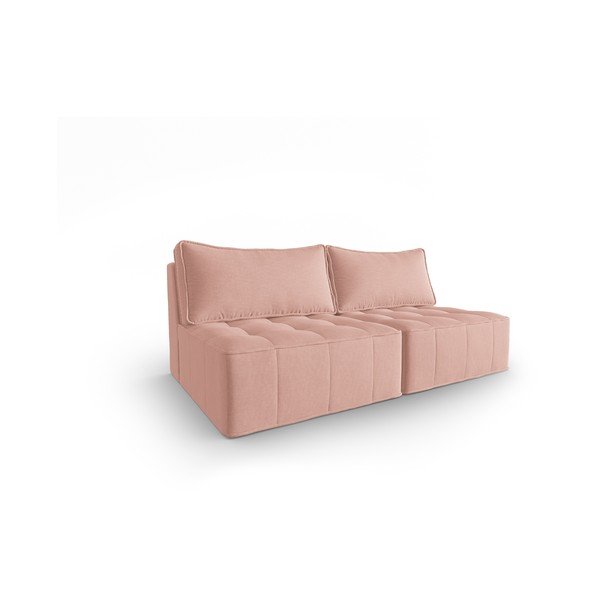 Růžová pohovka 160 cm Mike – Micadoni Home-image-2
