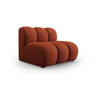 Modul pohovky v cihlové barvě (středový díl) Lupine – Micadoni Home