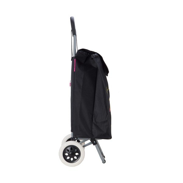 Černá nákupní taška na kolečkách Lulucastagnette Cosette, 37 l-image-1
