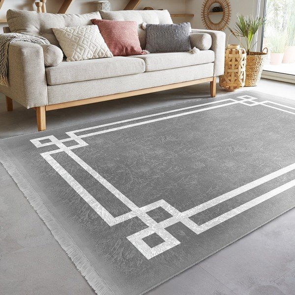 Šedý koberec 160x230 cm – Mila Home-image-1