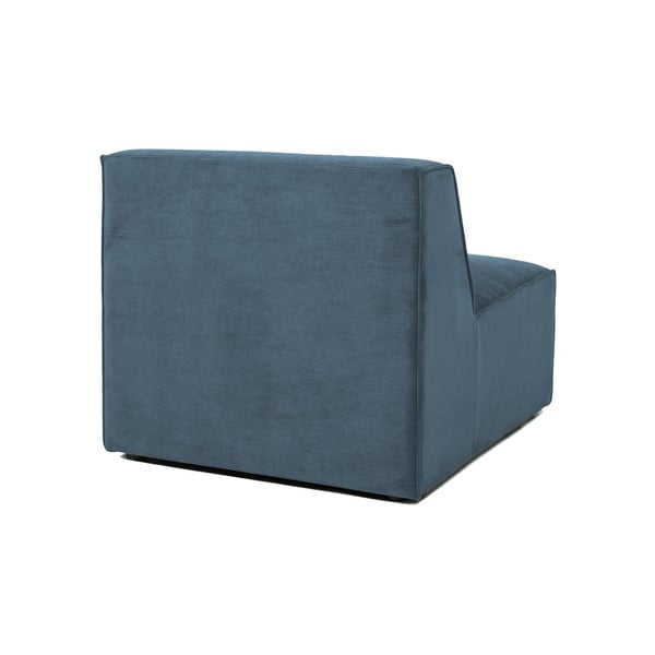 Modrý manšestrový modul pohovky (středový díl) Sting – Scandic-image-2