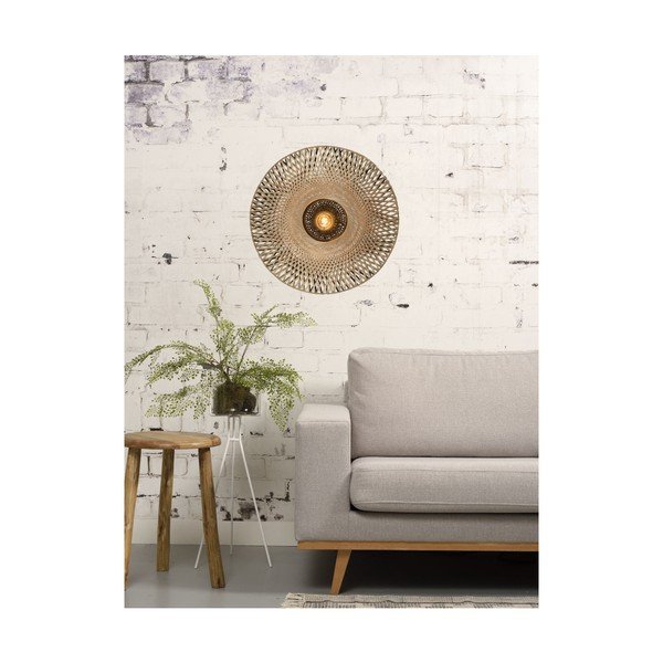 Nástěnné bambusové svítidlo Good&Mojo Kalimantan, ⌀ 60 cm-image-4