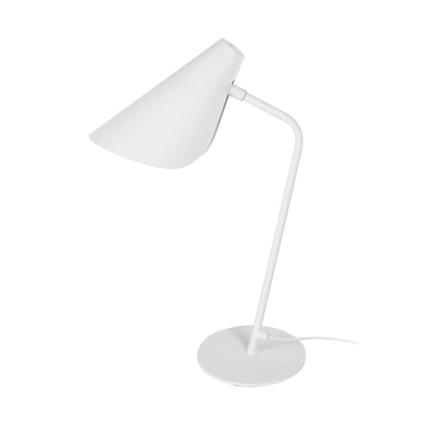 Bílá stolní lampa SULION Lisboa, výška 45 cm