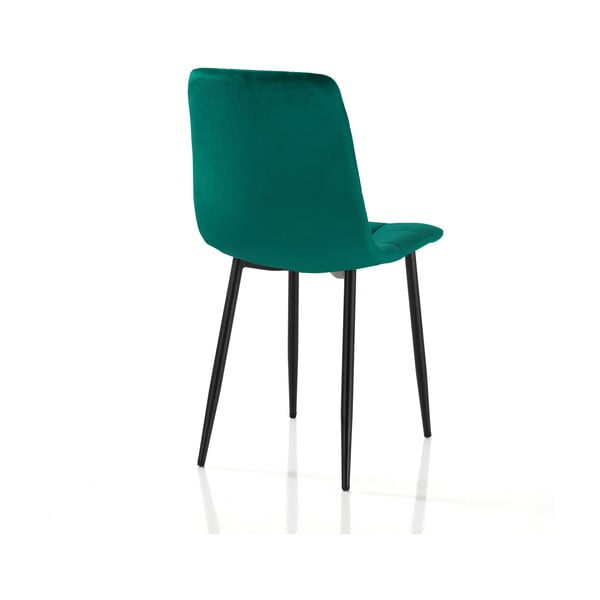 Zelené sametové jídelní židle v sadě 2 ks Faffy – Tomasucci-image-2
