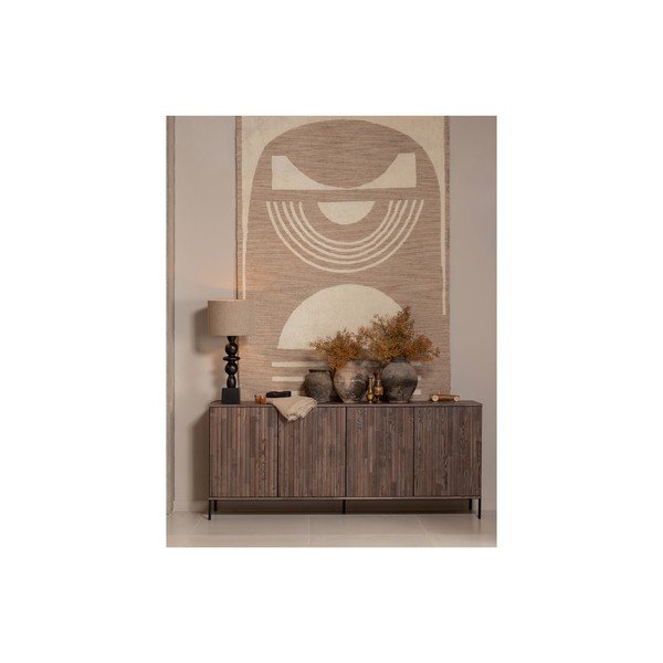 Hnědá komoda v dekoru jasanu 200x85x44 cm Gravure – WOOOD-image-4