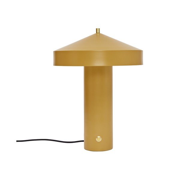 Okrově žlutá kovová stolní lampa (výška 41 cm) Hatto – OYOY Living Design