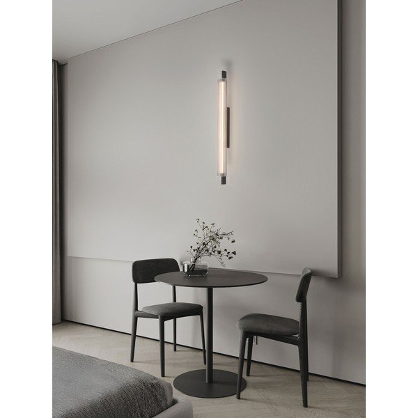 Matně černé hliníkové LED stmívatelné nástěnné svítidlo Glovia – Nova Luce-image-1