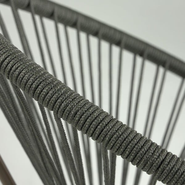 Zahradní křeslo se zeleným výpletem Kave Home Samantha-image-1