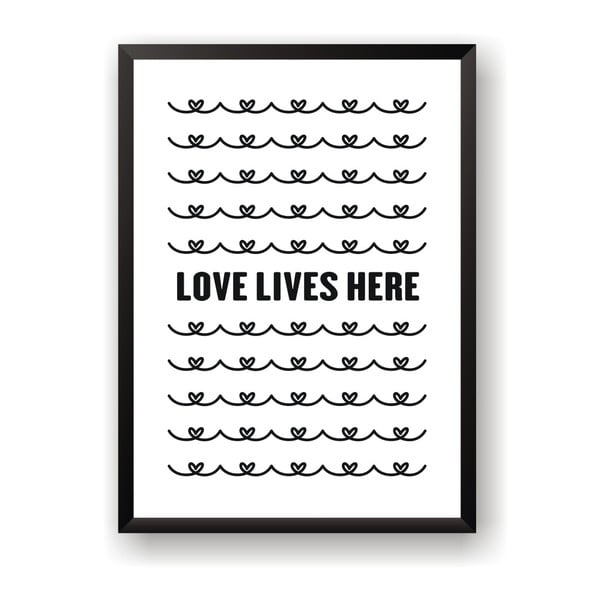 Plakát Nord & Co Love Lives Here, 40 x 50 cm-image-1